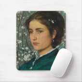 Jonge schoonheid (Elegante vrouw) (Vrouwelijk port Muismat (Met muis)