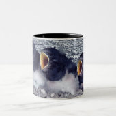 jonge schuurzwaluw tweekleurige koffiemok (Center)