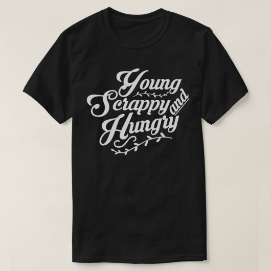 Jonge Scrappy en hongerig 1 T-shirt (Design voorkant)