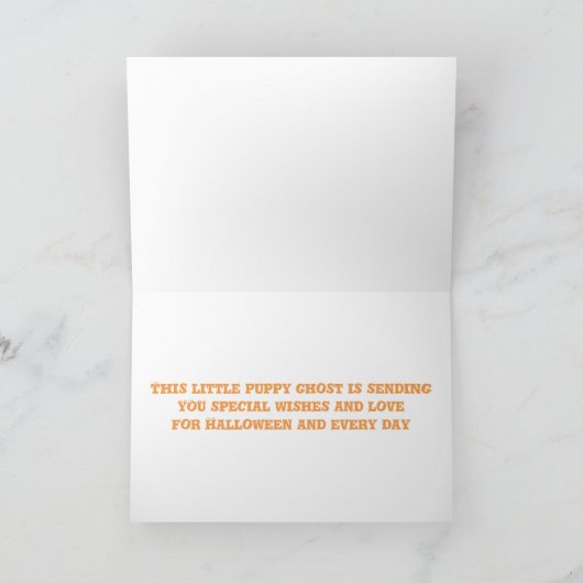 **JONGE SON** TE HALLOEEN KAART (Binnen)