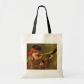 Jonge Spaanse vrouw met gitaar van Pierre Renoir Tote Bag (Voorkant)