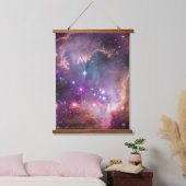 Jonge sterren in de kleine Magelhaense wolk. Hangend Wandkleed (Slaapkamer)