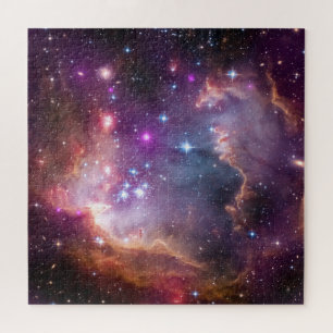 Jonge sterren in de kleine Magelhaense wolk. Legpuzzel
