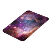 Jonge sterren in de kleine Magelhaense wolk. Magneet (Linkerzijde)