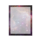 Jonge sterren in de kleine Magelhaense wolk. Notitieblok (Linkerzijde)
