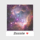 Jonge sterren in de kleine Magelhaense wolk. Sticker (Vel)