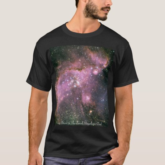 Jonge sterren in de kleine magellanische wolk t-shirt (Voorkant)
