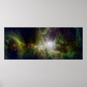 Jonge sterren in de Orion Nebula Poster
