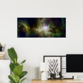 Jonge sterren in de Orion Nebula Poster (Thuiskantoor)