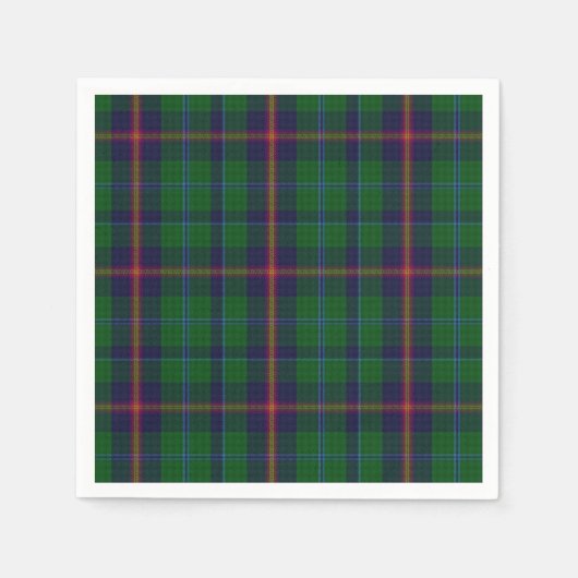 Jonge Tartan Plaid Papieren servetten (Voorkant)