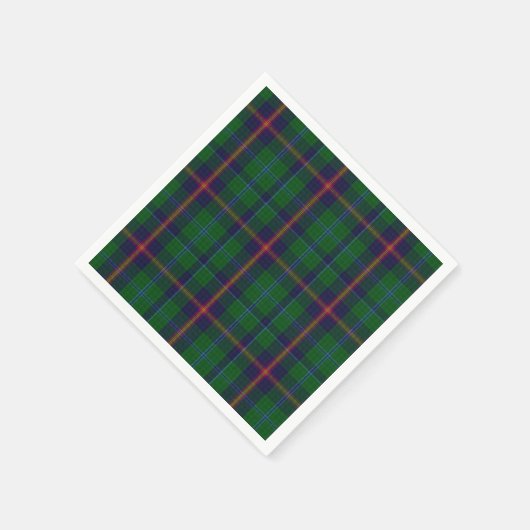 Jonge Tartan Plaid Papieren servetten (Hoek)