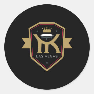 Jonge Tijgers Kava Club Las Vegas Ronde Sticker