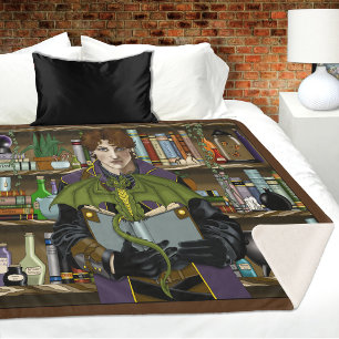 Jonge Tovenaar Fantasy Bibliotheek Boeken Draak Sherpa Deken