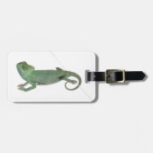 Jonge veegelkameleon, Chamaeleo calyptratus Bagagelabel (Voorkant horizontaal)