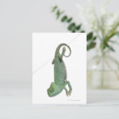 Jonge veegelkameleon, Chamaeleo calyptratus Briefkaart (Staand voorkant)