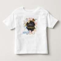 Jonge verjaardag Alice in Wonderland Toddler T-shi