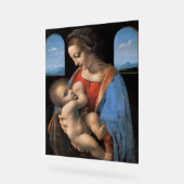 Jonge verloofde (1495) schilderij van Leonardo Vin Acryl Bord (Hoek)