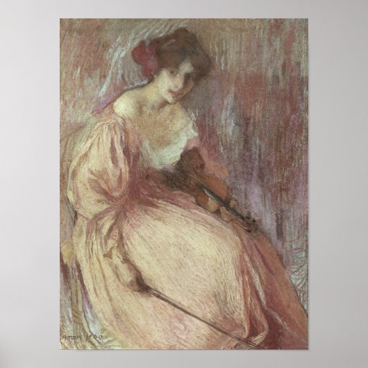 Jonge violist poster (Voorkant)