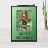 Jonge visser kaart (Voorkant)