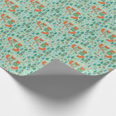 Jonge vossen: het naadloze patroon van kinderen. cadeaupapier (Hoek)