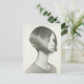 Jonge vrouw 2 briefkaart (Staand voorkant)