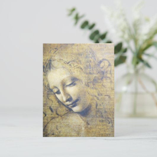 jonge vrouw 2 briefkaart (Staand voorkant)