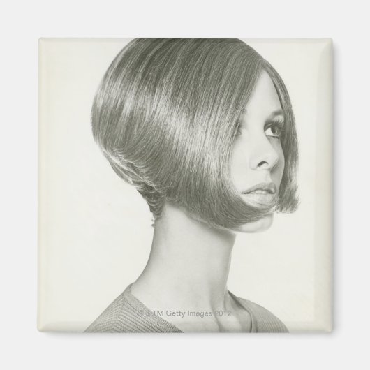 Jonge vrouw 2 magneet (Voorkant)