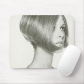 Jonge vrouw 2 muismat (Met muis)