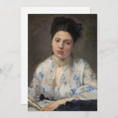 jonge vrouw | Berthe Morisot (Voorkant / Achterkant)