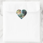 Jonge vrouw bij de Boating Party Hart Sticker (Tas)