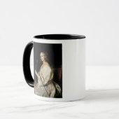 Jonge Vrouw die een Viola da Gamba speelt Mok (Voorkant links)