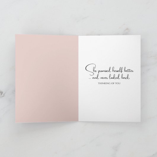 Jonge Vrouw die het Strand lopen Kaart (Binnen)