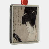 Jonge vrouw die make-up toepast, c.1795-96 metalen ornament (Rechts)