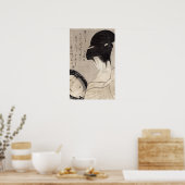 Jonge vrouw die make-up toepast, c.1795-96 poster (Keuken)