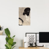 Jonge vrouw die make-up toepast, c.1795-96 poster (Thuiskantoor)