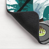 Jonge vrouw Dj Gebruikend Platenspeler in Nightclu Muismat (Hoek)