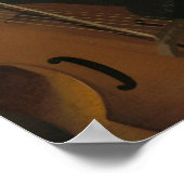 Jonge vrouw in een maagd - Vermeer Poster (Hoek)