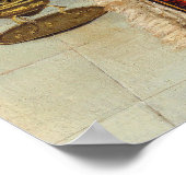 Jonge vrouw leest | Osman Hamdi Bey | Poster (Hoek)