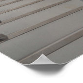 jonge vrouw loopt op stap poster (Hoek)