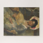 Jonge Vrouw met een Fan Isabella Simon Maris Art Legpuzzel (Horizontaal)