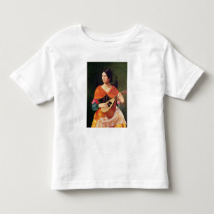 Jonge vrouw met een Mandolin, 1845-47 Kinder Shirts
