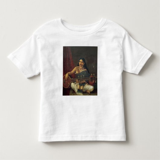 Jonge vrouw met een Veena Kinder Shirts (Voorkant)