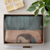 Jonge vrouw met Ibis Painting Edgar Degas Tissuepapier (Geschenk)