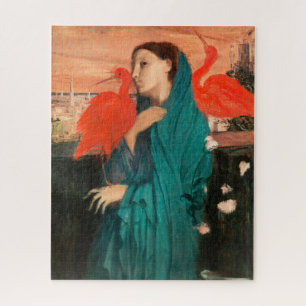 Jonge vrouw met Ibis van Edgar Degas Legpuzzel