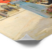 Jonge vrouw met paraplu | Victor Gabriel Gilbert Poster (Hoek)