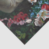 Jonge Vrouw met Pioenen door Frederic Bazille Tissuepapier (Detail)