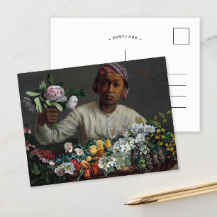 Jonge vrouw met pony's Fré dé ric Bazille Briefkaart