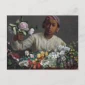 Jonge vrouw met pony's | Fré dé ric Bazille Briefkaart (Voorkant)