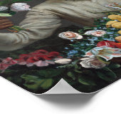 Jonge vrouw met pony's | Fré dé ric Bazille Poster (Hoek)