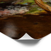 Jonge Vrouw met Vloermand Perfect Poster (Hoek)